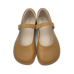 Tipsietoes 2024 Sprinng autunno a piedi nudi in pelle vegana Ballerina in tela da donna con suola piatta morbida Zero Drop scatola per dita più larghe