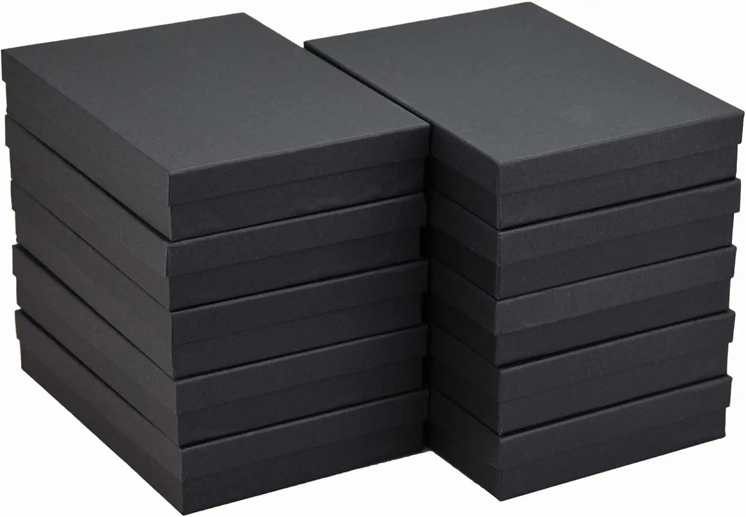 

Матовые черные хлопковые шкатулки для украшений JPB, номер 75 (упаковка из 10 шт.), 7 дюймов x 5 дюймов…