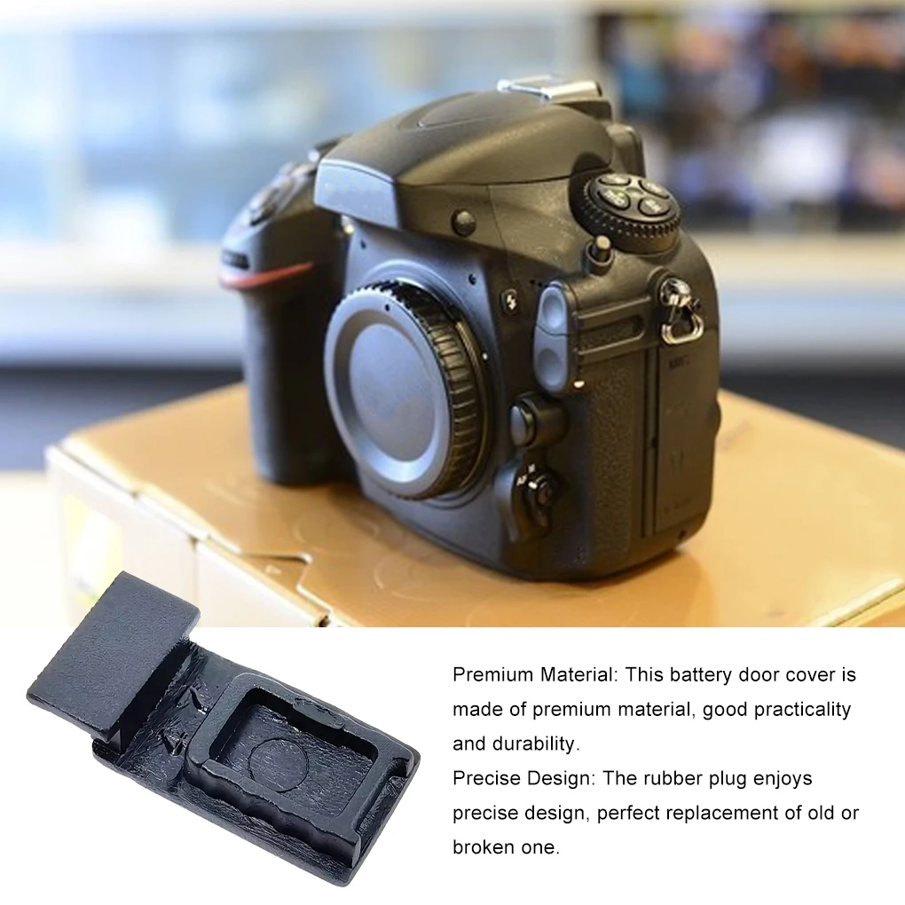 Cubierta de la puerta de la batería, componentes de repuesto, reemplazo de enchufe de goma para 60D