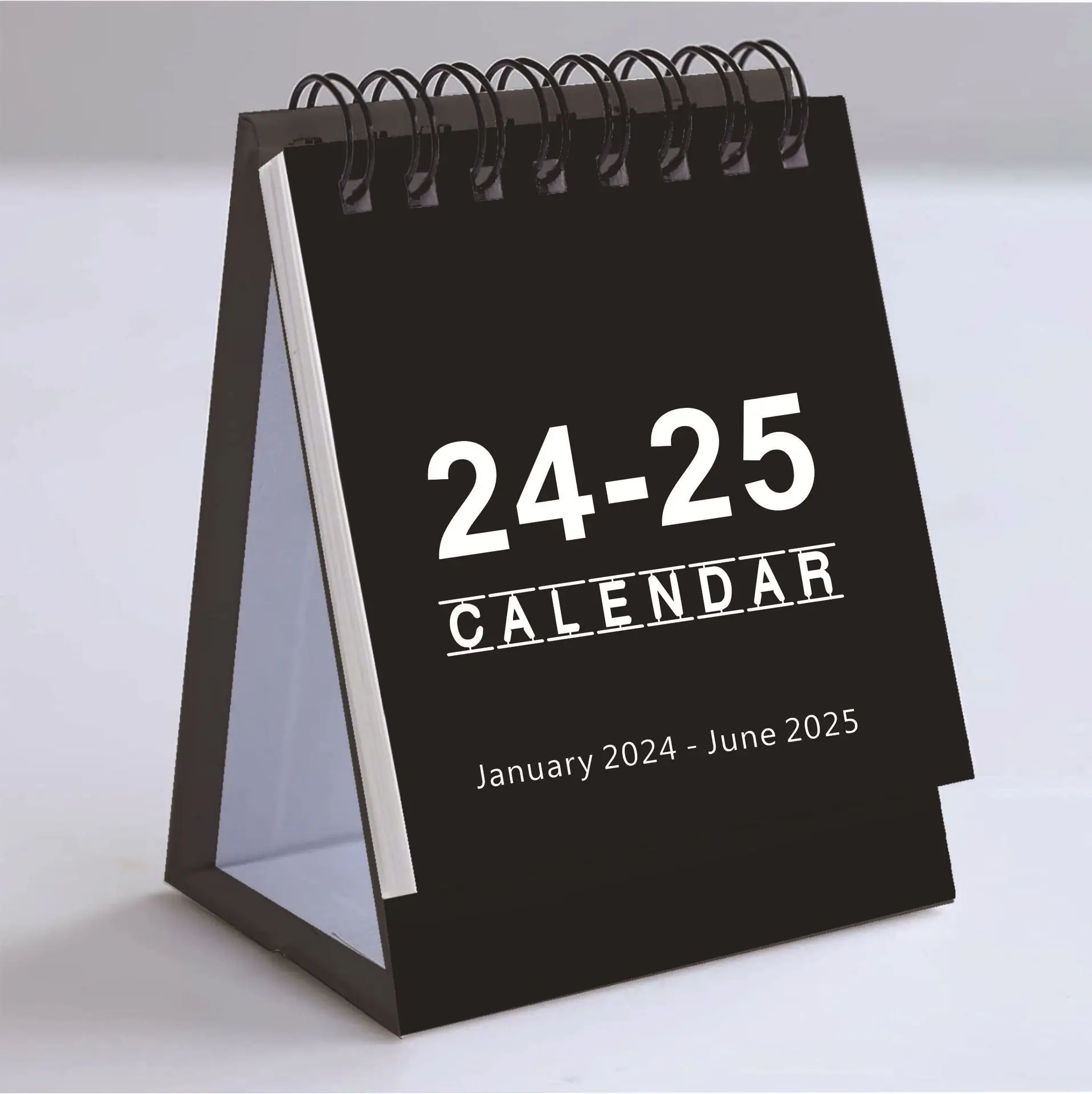 Sharkbang New Arrival 2024-2025 Calendar 12/18 Monthes Desk Decoration Memo Note Diary Protable To Do List Mini Book Stationery