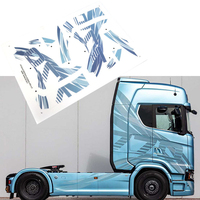 1 Set Pre-cut Self-adhesive Sticker for 1/32 ORLANDOO-HUNTER SCANIA R650 OH32T01 Diy Decorate