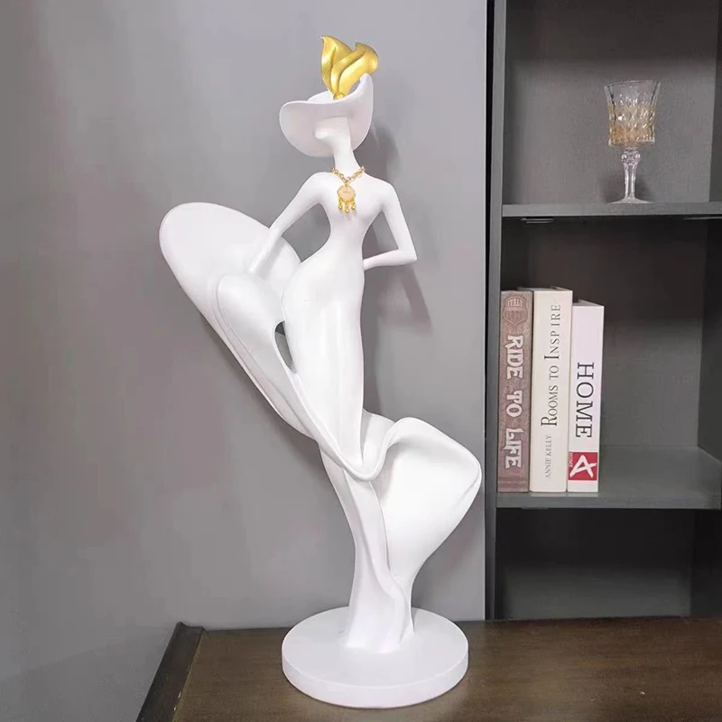 

Abstract Figure Sculpture Ornaments,Art Character Statue,Creative Artwork,Living Room Decor,Nordic Crafts Desktop Decoration