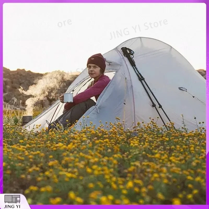 Naturehike Cloud UP 2 Ultralight Backpacking Tent 10D Nylon Silicone Coated Waterproof Self Standing Camping Tent for Hiking