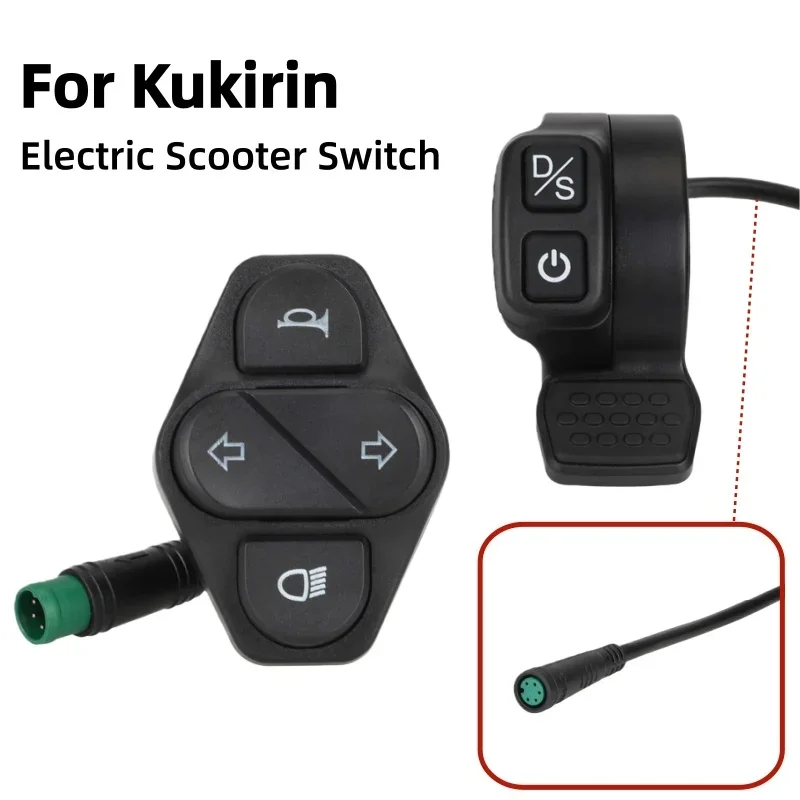 

G2 Master Scooter Switch Controller with Horn Button Turn Signal Head Light Dual/Single Drive for Kukirin Scooter Switch Parts