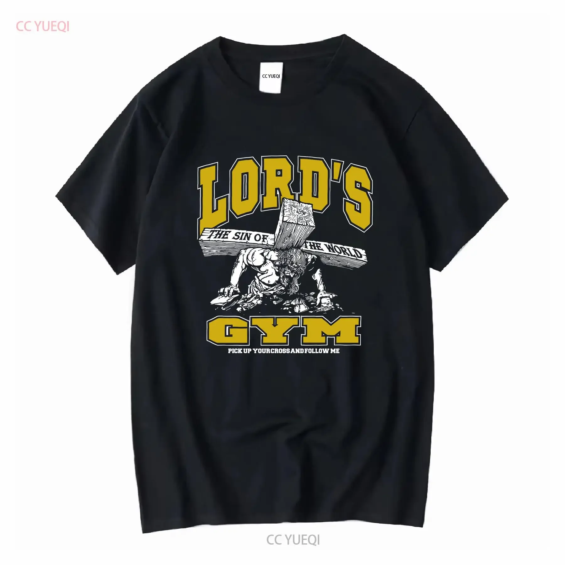 Vtg Lords Gym Bench Press T Shirt Size S Living Epistles Double Sided 90s Y2K vintage Washed Slightly Casual graphic fashion