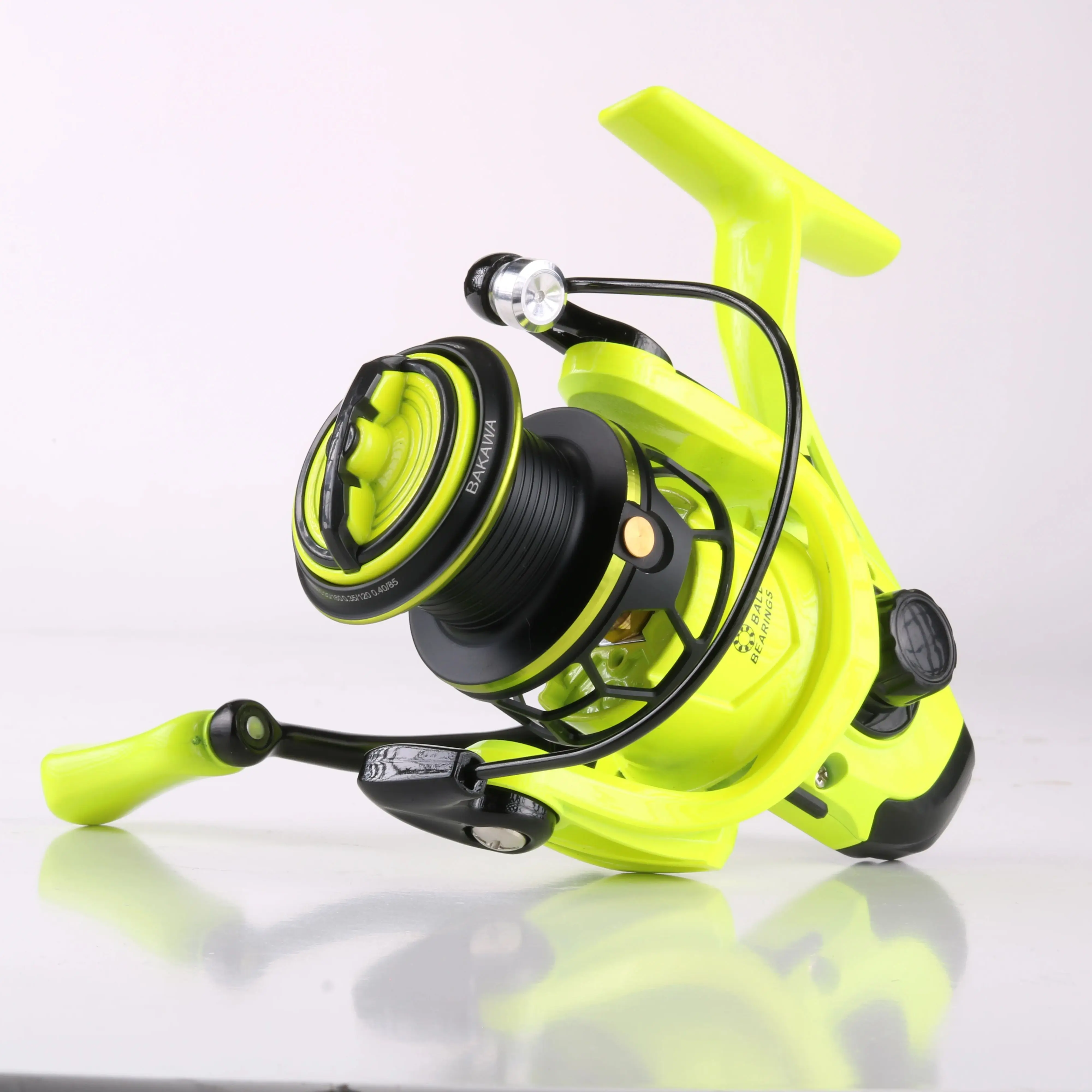 Bakawa 5.2/Serie Spinning Angel rolle: 1 Übersetzungs verhältnis Karpfen rad Salzwasser Süßwasser Pesca langlebige Angel werkzeuge
