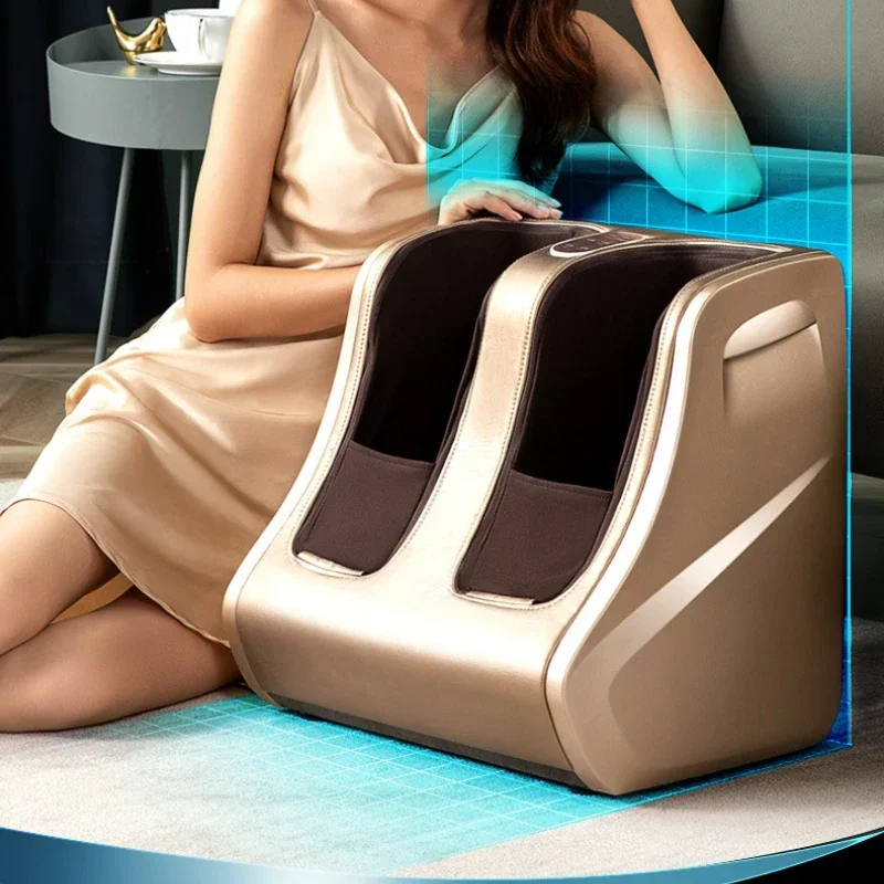 Electric Heating  Foot Massager Machine Leg Massager Acupressure Feet Massage Pain Relief Physio Massageador Muscular Stimulator