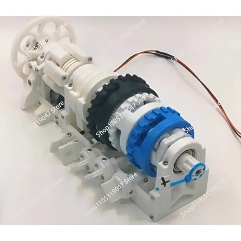 

6-speed automatic transmission planetary gear set model demonstration 6 forward and reverse gears with multi plate clutch