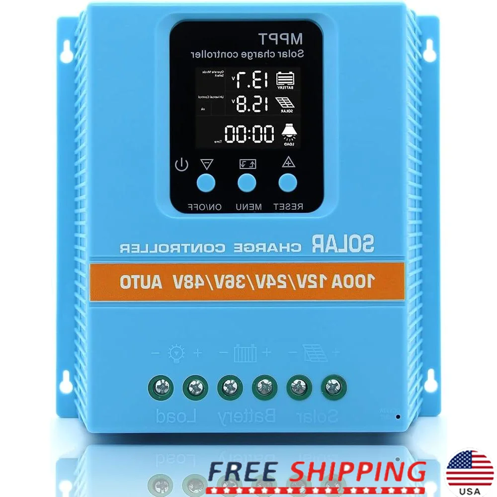 upgraded-100a-mppt-solar-charge-controller-12v-24v-36v-48v-lcd-display-intelligent-battery-regulator-dual-usb-ports-voltage