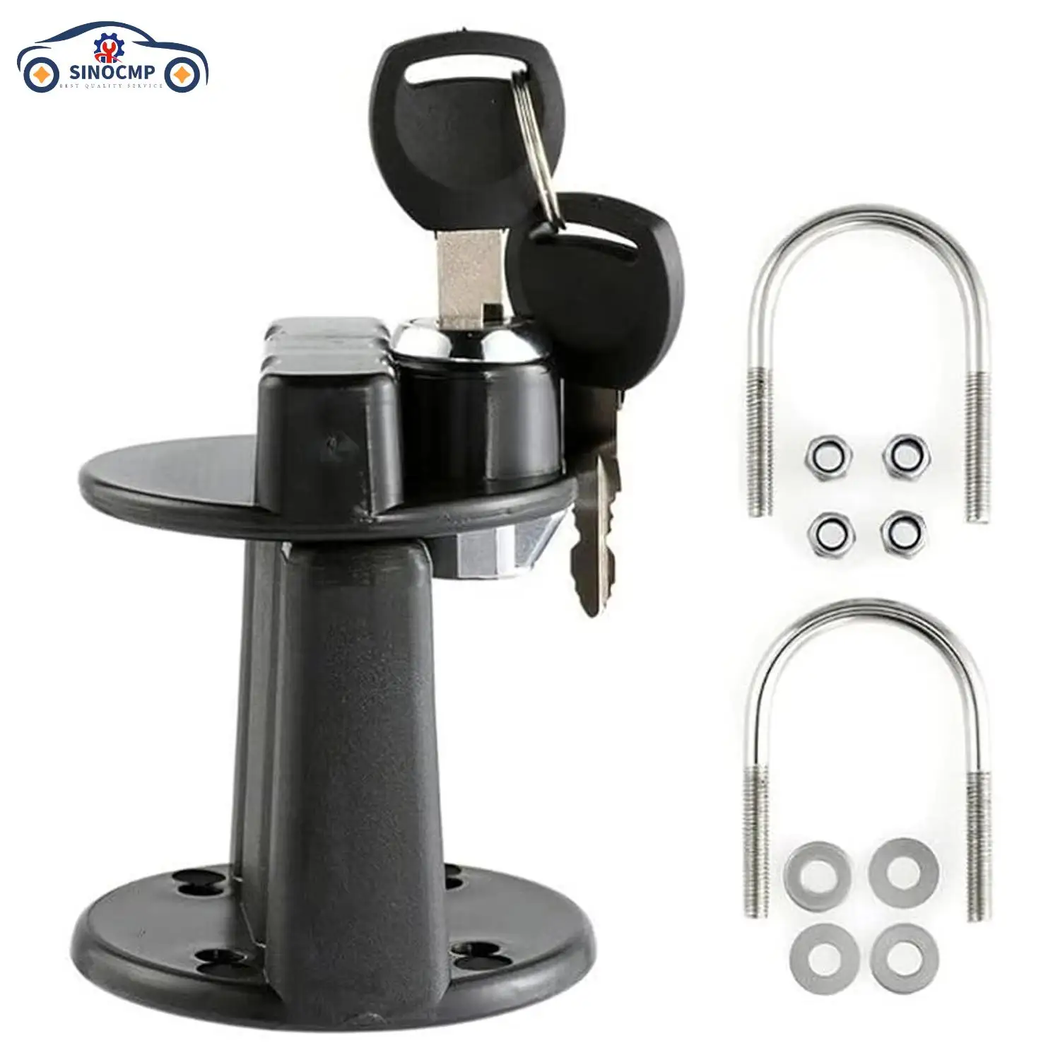 

SINOCMP 1 комплект, пластиковая банка топливного бака, газовый дизельный замок, универсальный универсальный для автомобиля/мотоцикла/фургона/внедорожника и многого другого