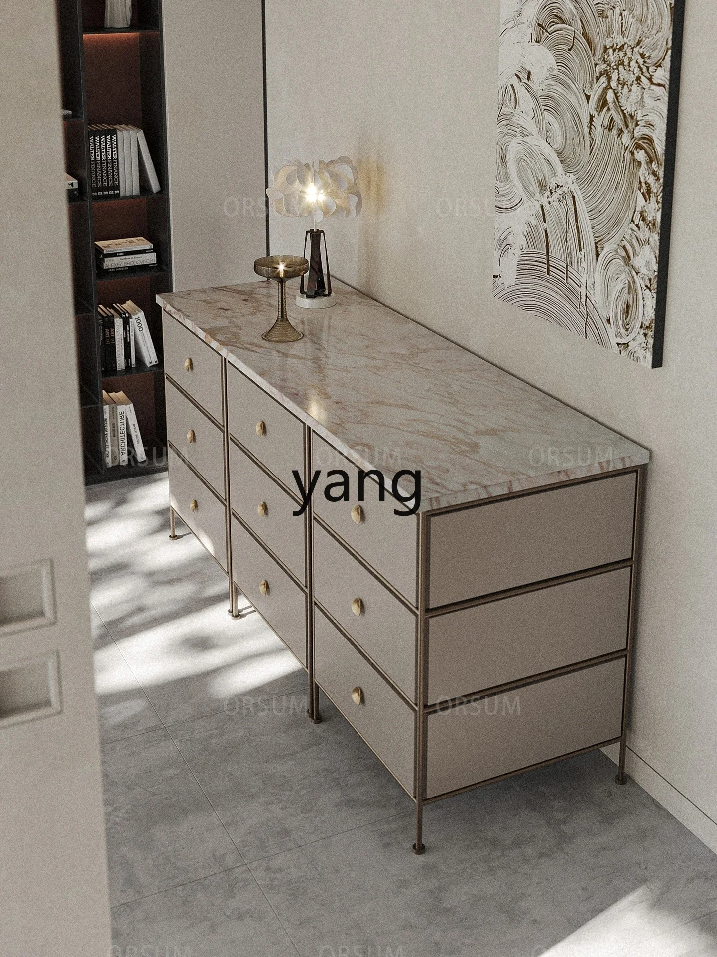 Yjq Original Modern Minimalist Dresser Sideboard Cabinet Kitchen Island Art Hardware Table Small Apartment