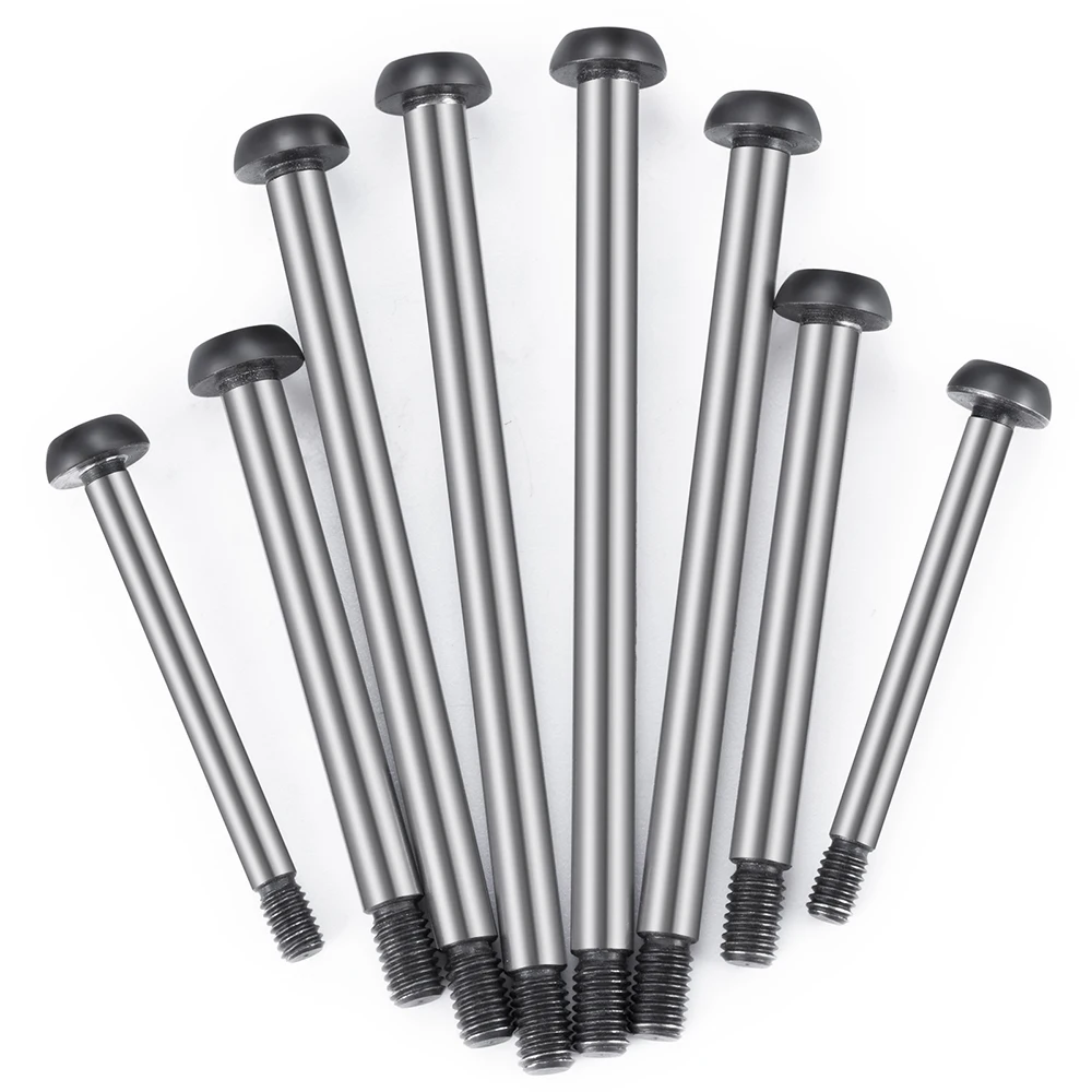 TRINOOD 8Pcs Steel Suspension A Arm Fixing Pins Hinge-pin Kit for 1/10 RC Car Slash 2WD Replacement Screw Upgrade Parts