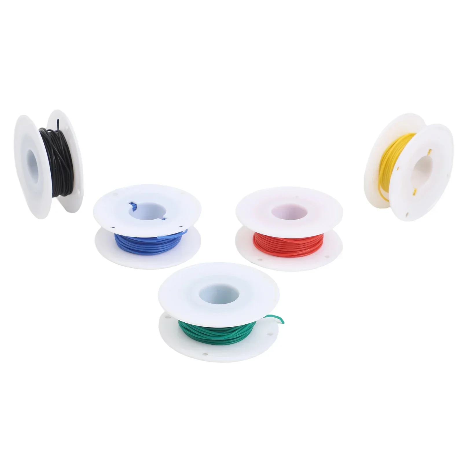 Flexible 50M Silicone Electrical Wire 5 Color Pack of Tinned Copper for High Temperature Projects Rated Voltage 600V