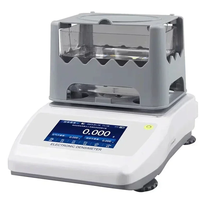 

1200g 0.001g/cm3 Digital Density Meter Precious Metal Gold Automatic Soild Density Detector Tester Densitmeter 100-240V