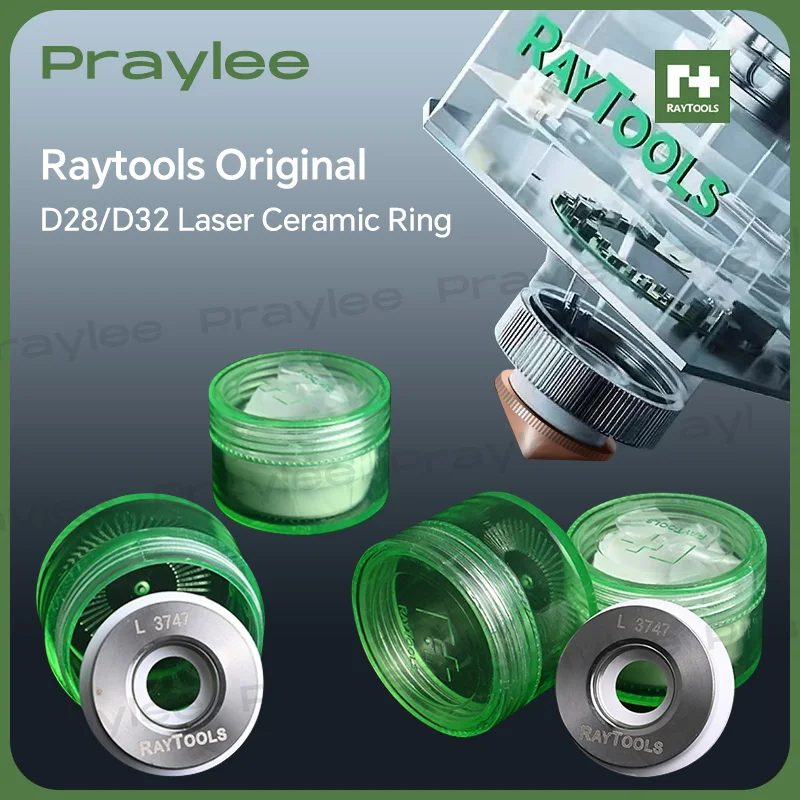 

Raytools Original Ceramic Laser Ring D28 M11 D32 M14 Nozzle Holder Raytools Fiber Laser Cutting Head Parts BT220 BM114 BMH109