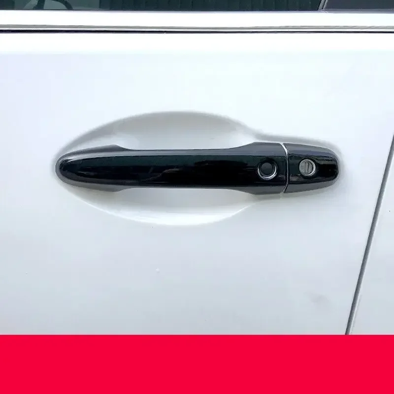 Gloss Black Chrome Car Door Handle Covers Decor Trim for Honda Civic 2012 2013 2014 2015 2016 Styling Accessories