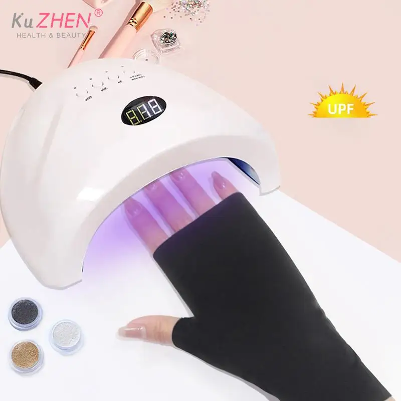 1pcs  Anti UV Radiation Protection Gloves LED Lamp Nail UV Protection Glove Nail Art Gel Nail Dryer Light Nail Art Equipment