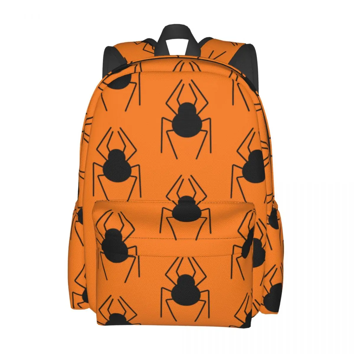 Spider Pattern Halloween Large Capacity Student Backpack Casual Fashion School Bag Travel Backpack Lightweight Waterproof Bags