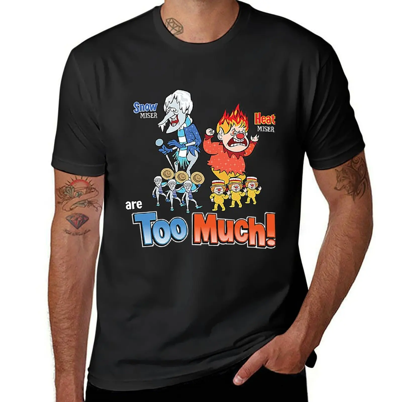 Miser Brothers - Too Much! T-Shirt blanks hippie clothes new edition quick-drying mens t shirts pack