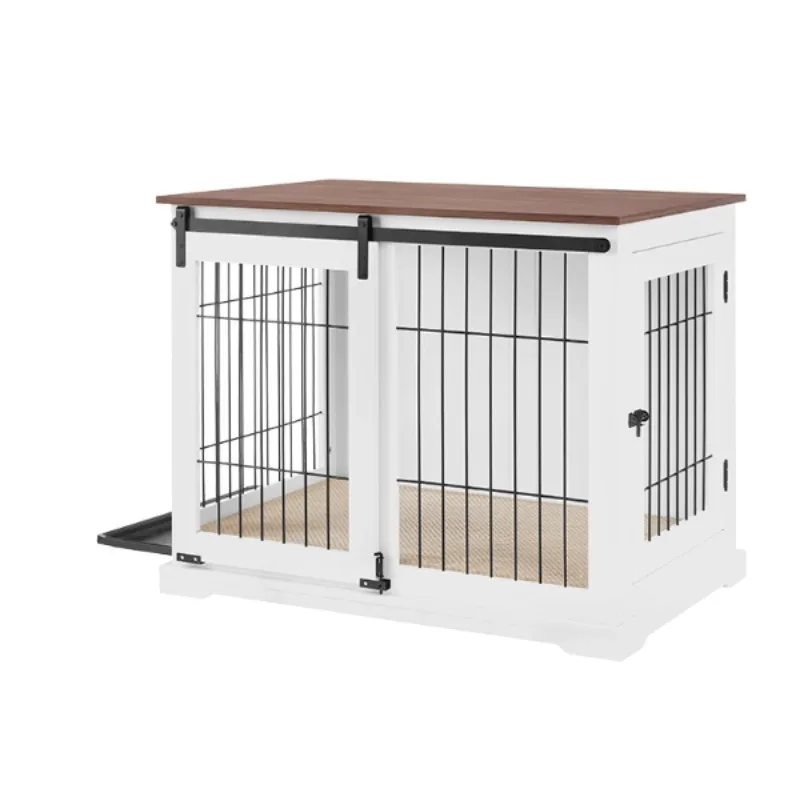 

Sliding door dog cage High-end furniture Wind pet cage Medium and large dog dog dog house for side herding Golden Retriever
