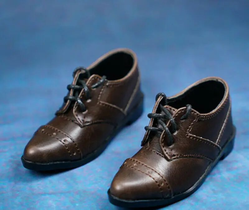 

1/4 BJD/SD Doll Shoes Retro Stitching Leather Shoes Model Toy