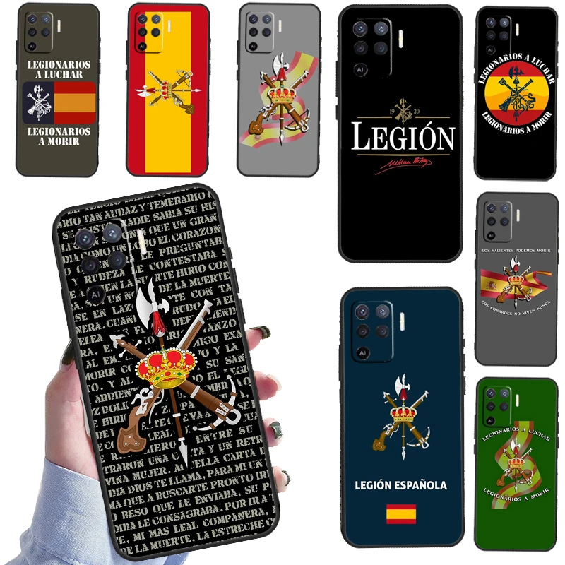 Spanish Legion Back Case For OPPO A15 A3S A5S A52 A72 A54 A74 A94 A93 A83 A5 A9 A53 A53S A31 2020 Coque