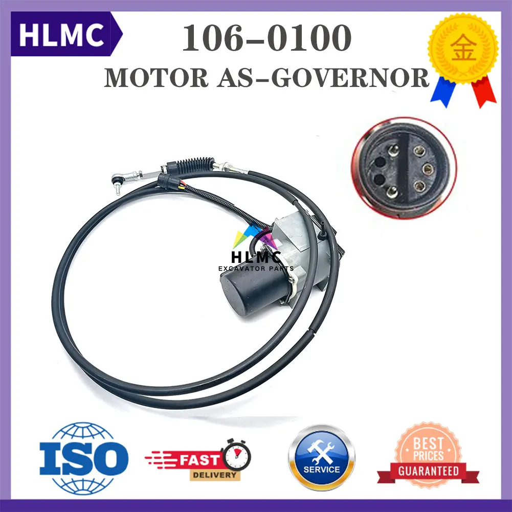 

Excavator Throttle Motor E320 Single Line 105-0092 105-0092X 106-0100 106-0097 For Construction Machinery Part