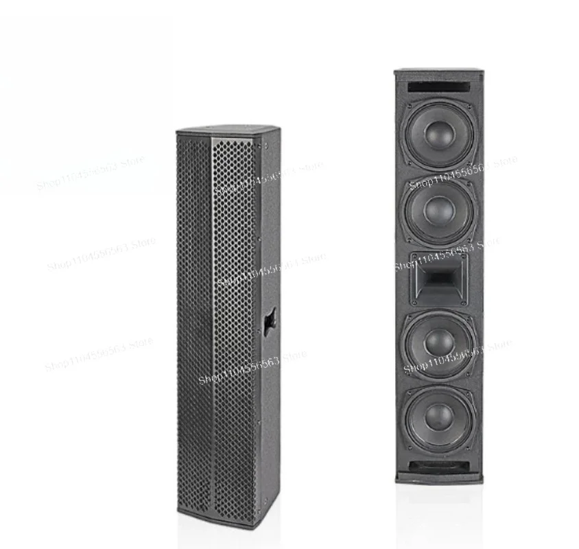 6.5 Inch Column Speaker Combination Set, Professional Audio for KTV, Meeting Room, Multi-function Hall and Outdoor Performance