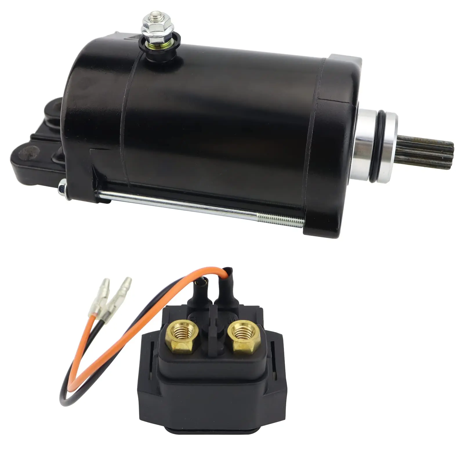 Starter Motor Solenoid Relay for Yamaha WaveRunner VX1100 VX1100A VX1100B VX1100C 1052cc 2005-2015 6D3-81800-00 18-6907