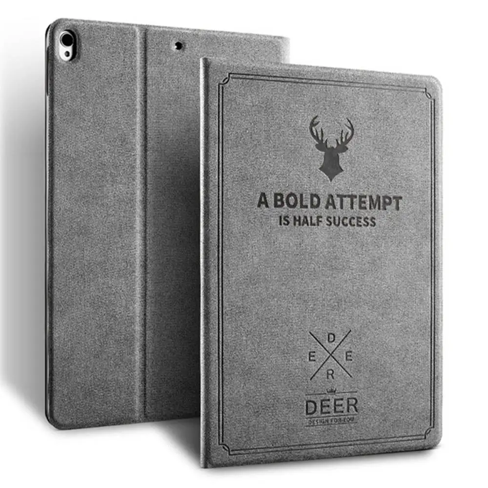 Retro Deer Matte PU Leather Case For iPad 2022 10th Generation 10.9 inth Cover For iPad 10 2022 10th PU Leather Tablet Case