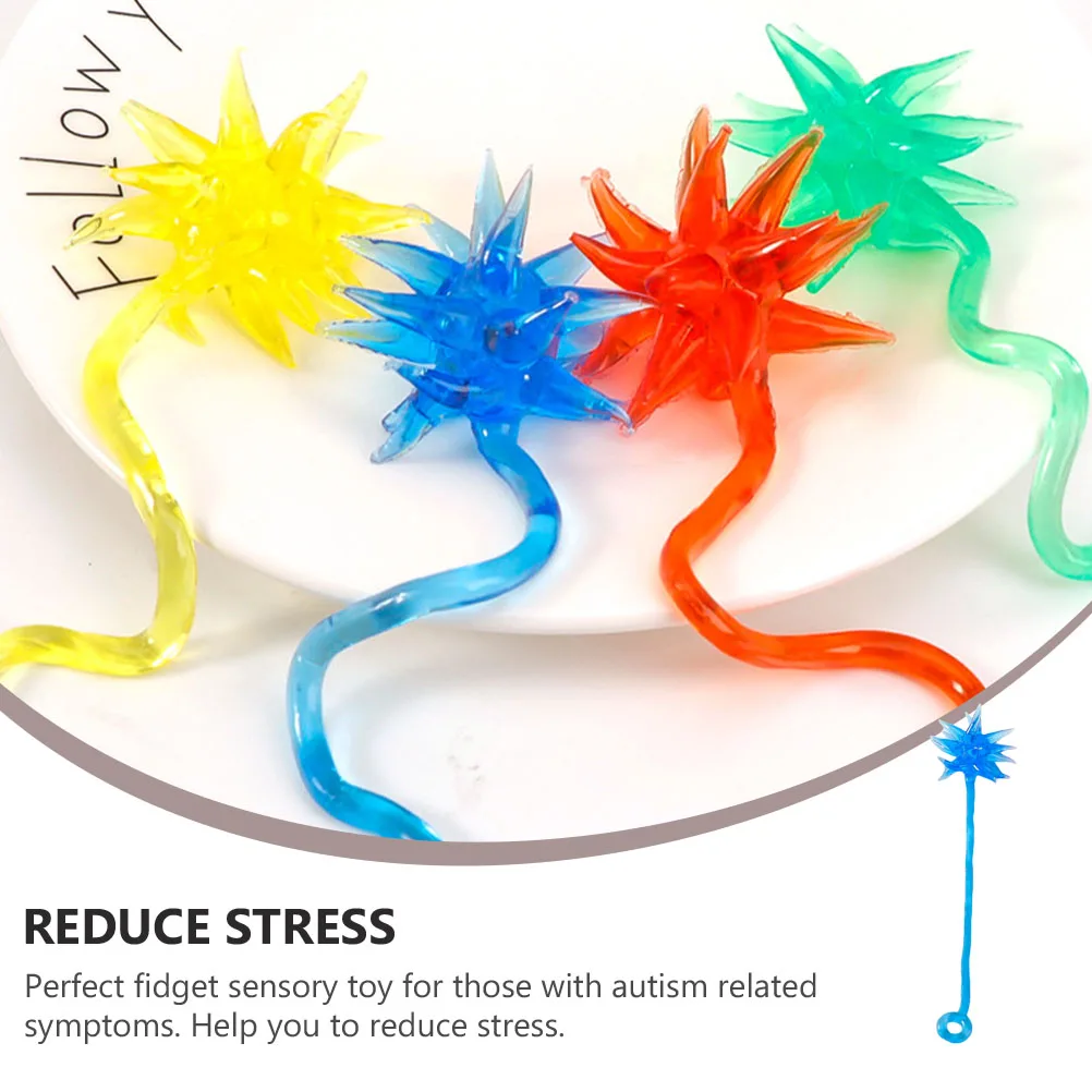 20 pçs martelo alívio do estresse descompressão para crianças sensorial fidget anti ansiedade elástico pegajoso martelo puxar brinquedo elástico para