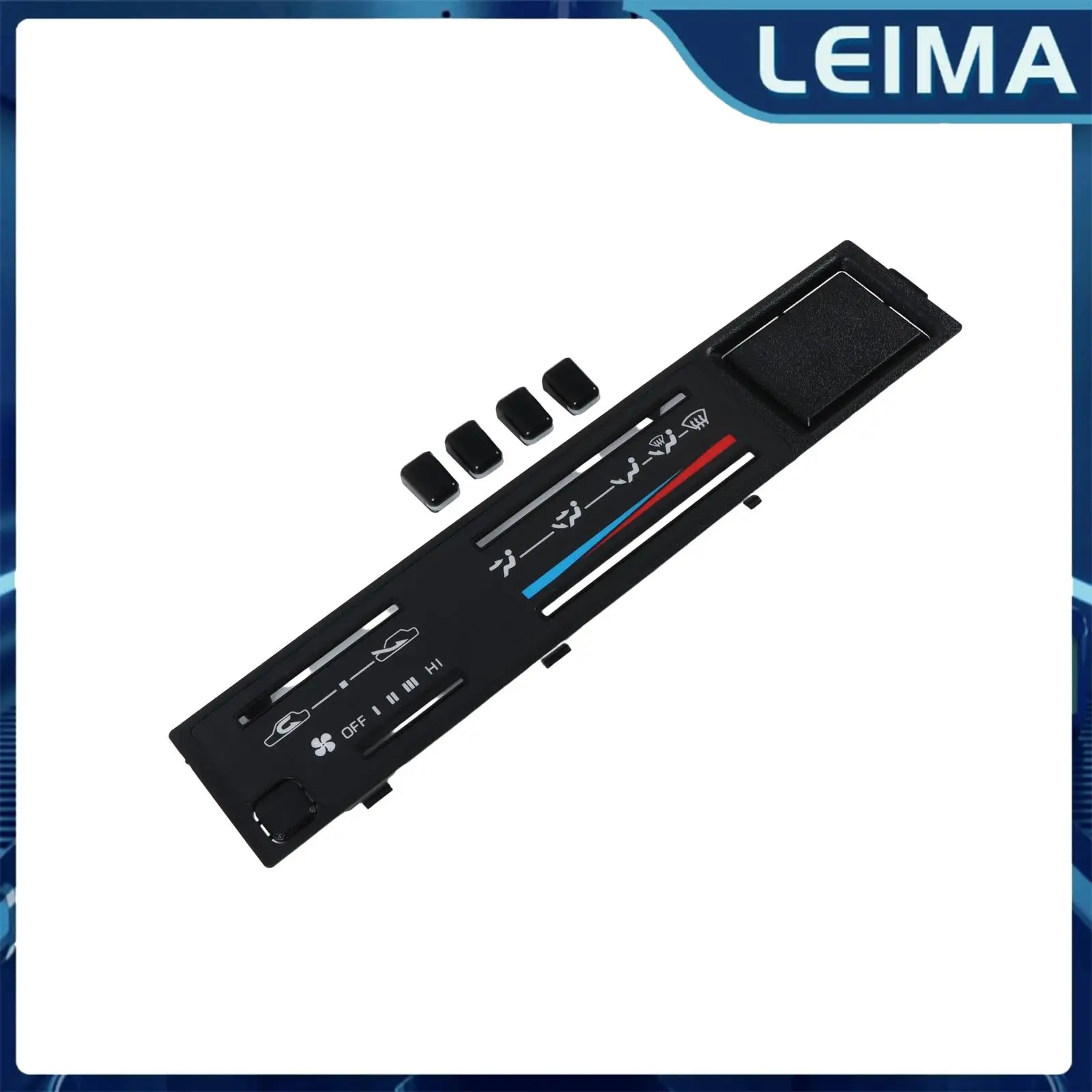 

55519-89143 Car Heater Climate Control Panel with 4 Knobs For Toyota Pickup 4Runner 1989-1984 A/C Climate Control Faceplate