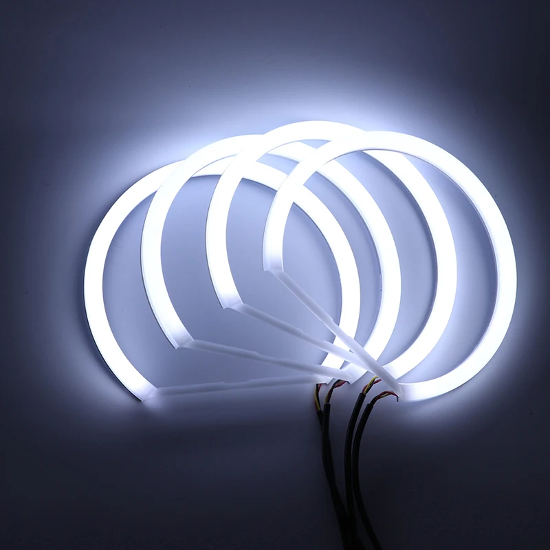For BMW 3 Series E46 316i 318i 320d 320i 323i 328i 330i 325xi 330d 1998-05 Switchback Cotton Light LED Angel Eye Dual Color view 2
