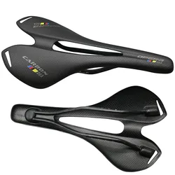 2023 3K Ultralight Carbon Saddle Bicycle vtt racing seat Wave Road Bike Saddle for men sans cycling Seat mat