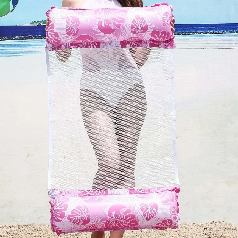 

2026 Inflatable Pool Toys 2-tube Mesh Swimming Lounge Chair Summer Outdoor PVC Inflatable Water Toys Float Air Mattresses Bed
