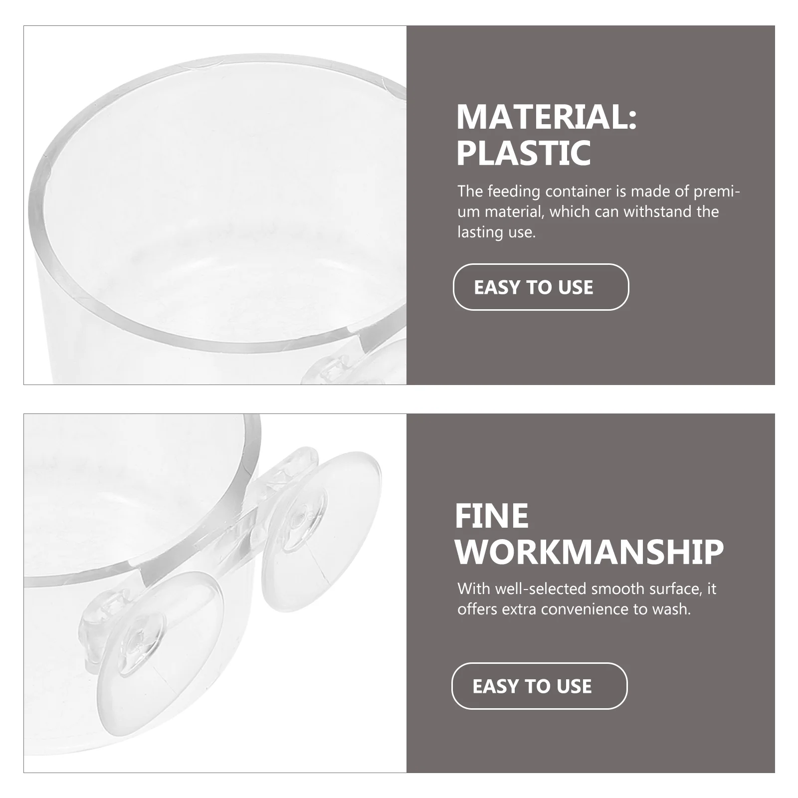 2 قطعة وحدة تغذية الأسماك الأحمر دودة حامل الطعام حوض السمك أدوات تغذية مادة متينة تصميم مدمج مناسب لجميع أنواع أحواض السمك