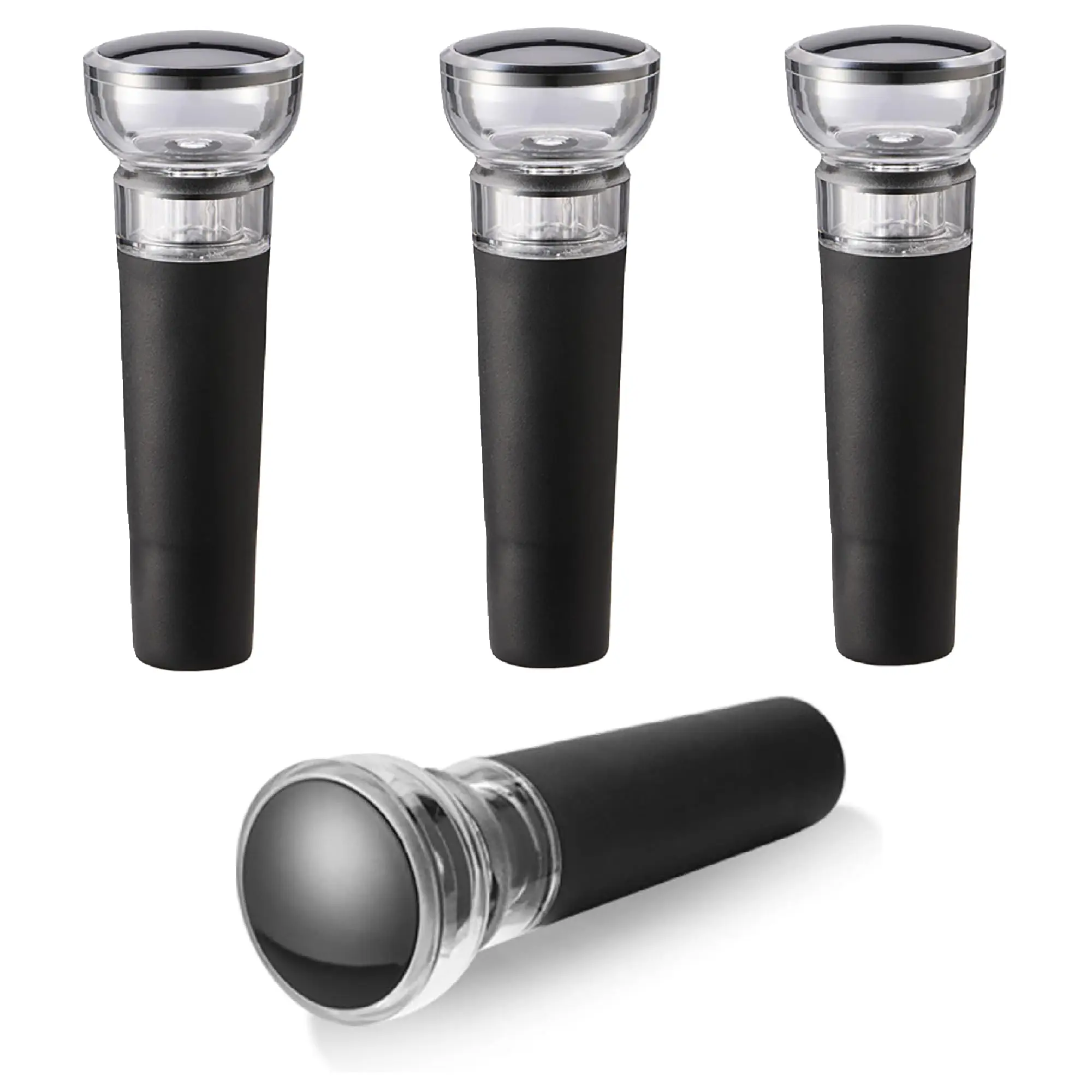 

Wine Stoppers for Wine Bottles, 4Pcs Vacuum Wine Stopper, Reusable Wine Plug Used for Bar, Holiday Party