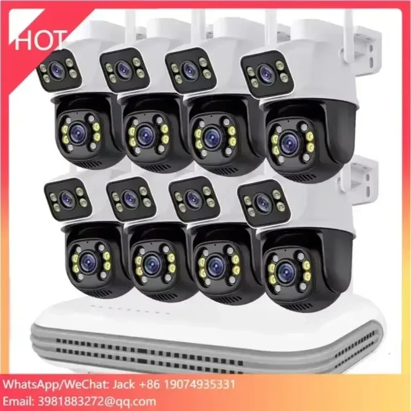 Icsee Xmeye 6MP 8CH Wireless Home Security Camera System Wifi Ptz Network Wireless Nvr Kit Home System Cctv Camera Kit System view 3