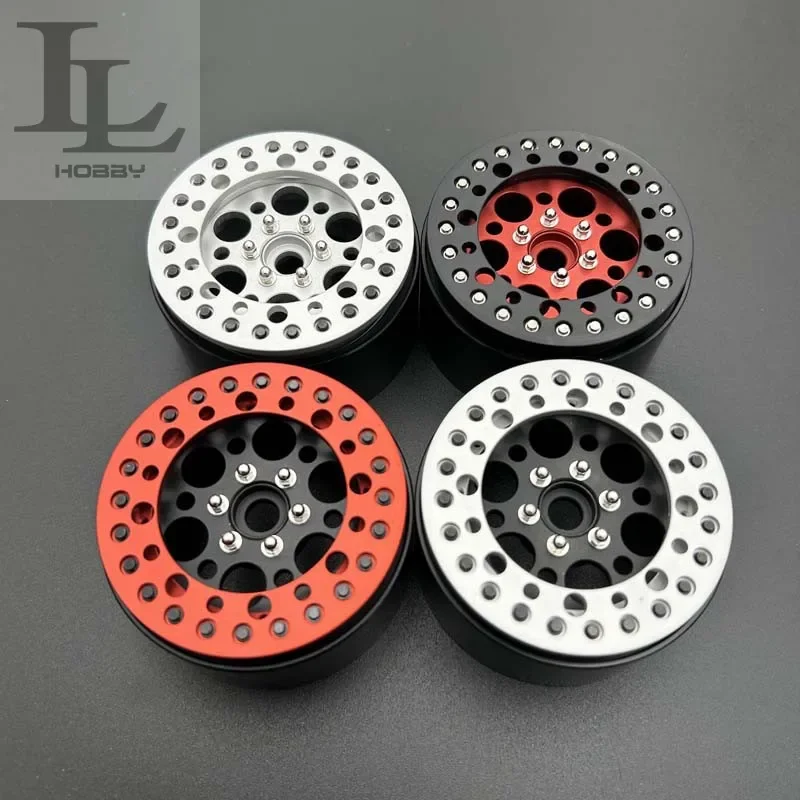 1 Set Metal Wheel Hub 2.2 Inch for 1/10 RC Crawler Car Traxxas TRX4 Defender AXIAL SCX10 Accessories