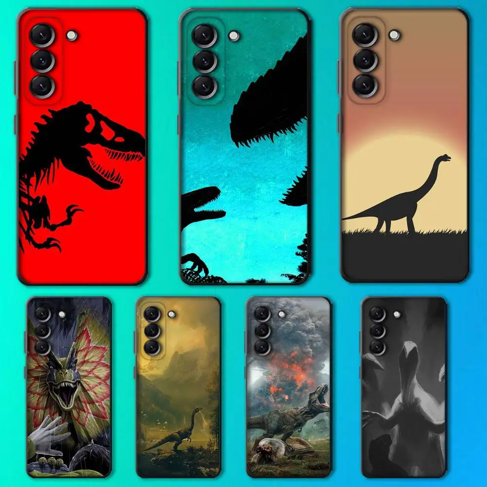 

J-Jurassic Park Dinosaur Phone Case For Samsung Galaxy A13,A21s,A22,A31,A32,A52,A53,A71,A80,Soft Black Shell