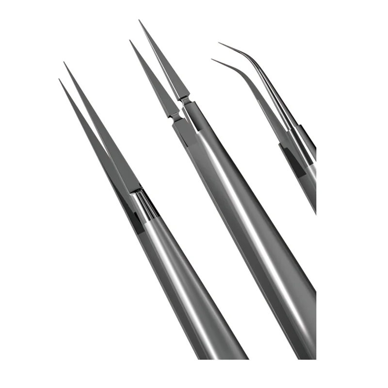 MOPHE-I2C NS(02-04) Flying Wire Forceps Non-Magnetic Stainless Steel Super Alloy Tweezers Phone Circuit Repair Hand Tool