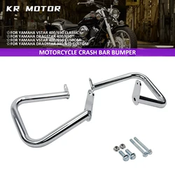 Motorcycle Engine Guard Crash Bar Bumper For Yamaha Dragstar V-Star 400 600 XVS650 XVS400 DS650 DS400 Custom Classic 1997-2012