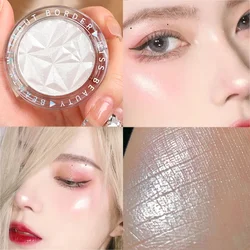 Monochrome Glitter Highlighter Powder Palette 2 Colors Matte Contouring Shimmer Illuminator Brighten Highlight Makeup Cosmetics