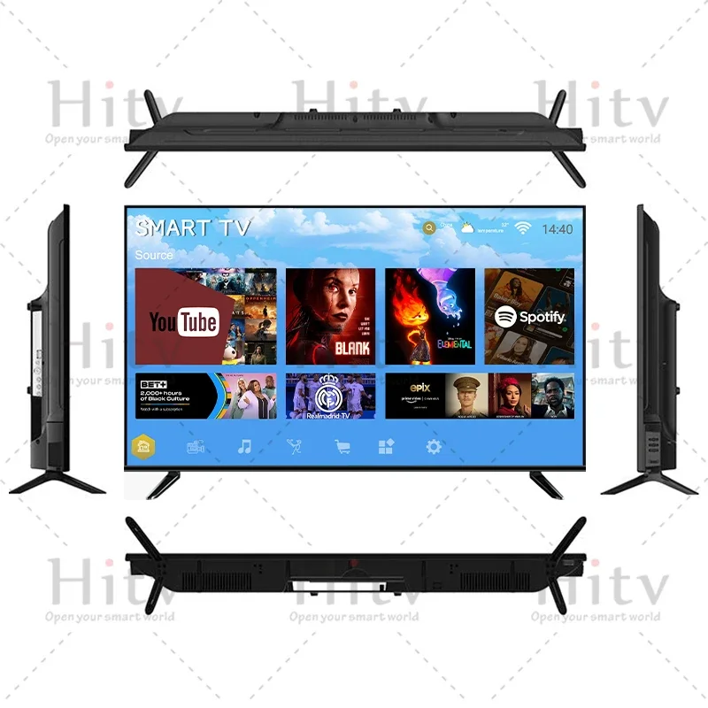 تلفزيون ذكي مخصص 43 بوصة تلفزيون LED فائق الدقة Android WebOS Google Television 43 بوصة 4K تلفزيون ذكي