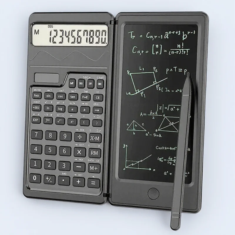 

Портативный калькулятор с солнечной зарядкой и блокнотом для рукописного ввода для научного образования One Touch Zero