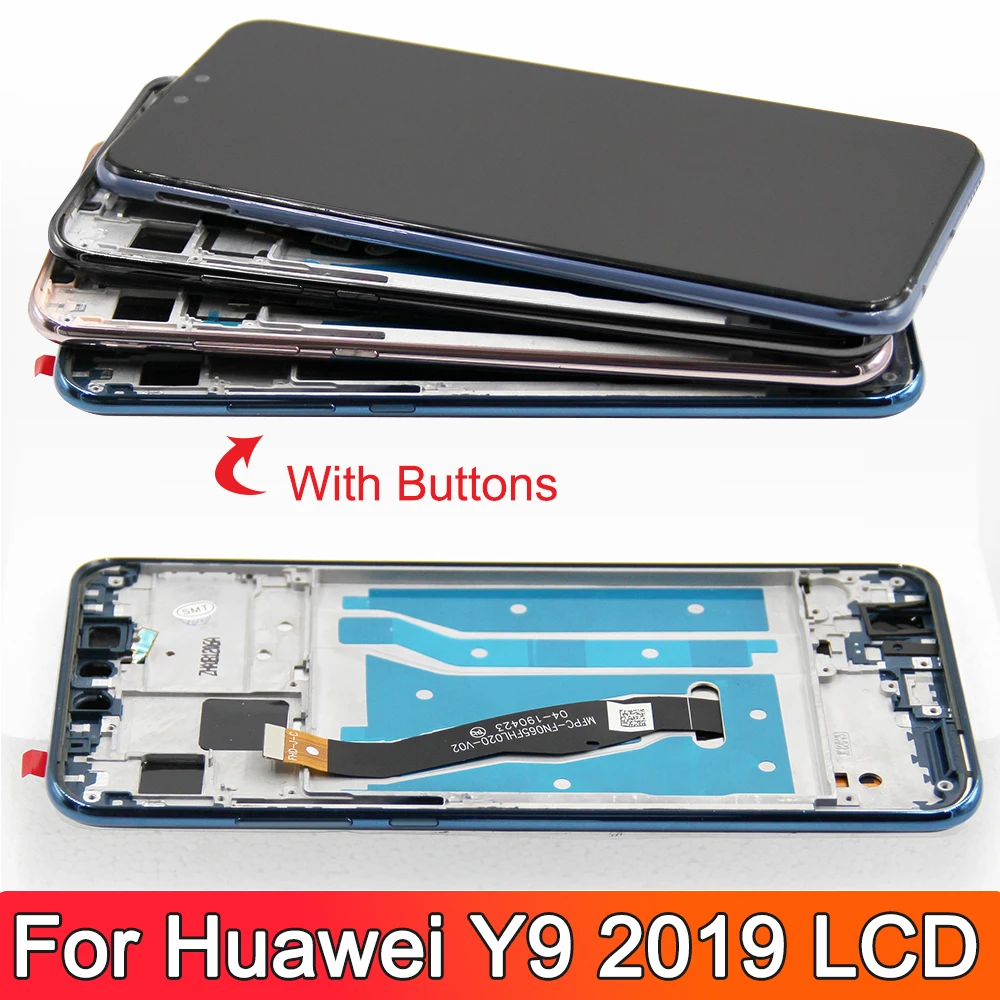 For HUAWEI Y9 2019 6.5\'\'For Enjoy 9 Plus JKM-LX1 LX2 LX3 AL00 LCD Display Touch Screen Digitizer Assembly Replacement