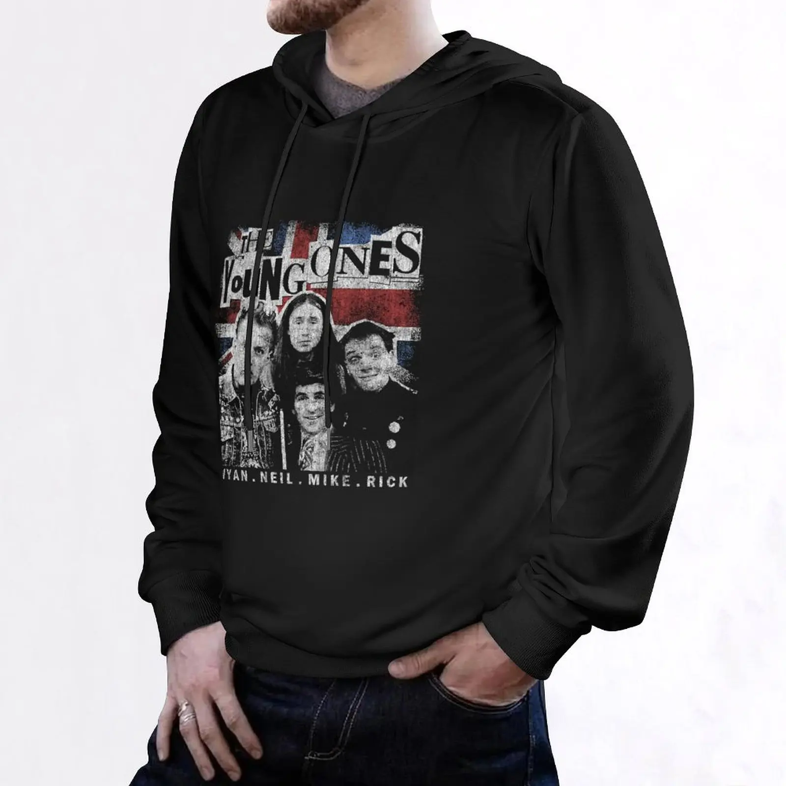 The Young Ones, Vyvyan bastard, comedy Hoodie autumn men's autumn clothes mens clothing anime clothing men's hoodie sweatshirt