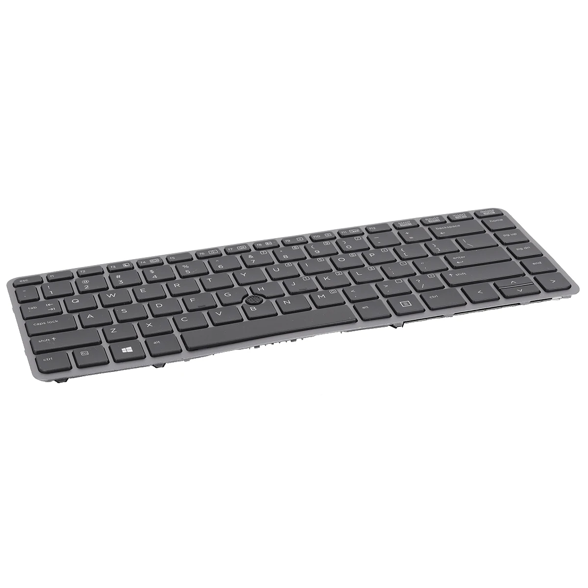 US Laptop Keyboard for HP EliteBook 840 G1 850 G1 Silver Frame Black with Backlit and Point Stick