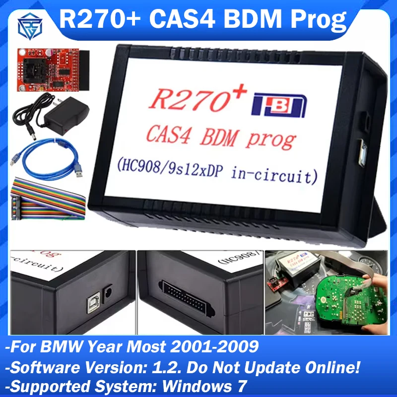 

Диагностический инструмент Obd2 R270+ Cas4 Bdm Prog Автоматическое программирование R270 V1.20 Программатор для профессионального авто Ak90 Программатор ключей для Bmw