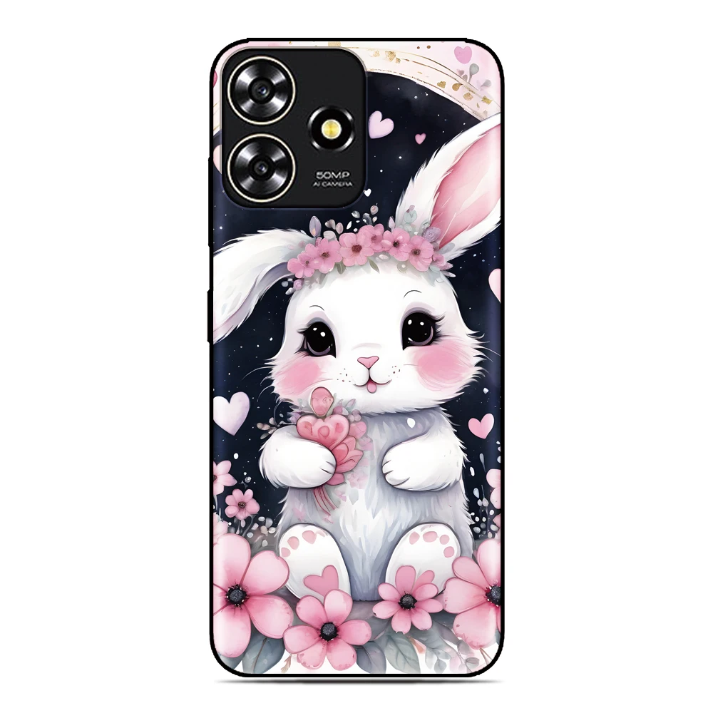 Rabbit Love Back Cover For Sony Xperia 10 1 VII VI 5 II III IV V 2023 XZ5 XZ4 XZ3 XZ2 Compact XA1 XA2 TPU Soft Phone Case view 6